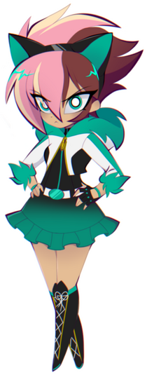Powerpuff Girls OC Brisk drawn in 3rd Art Style
