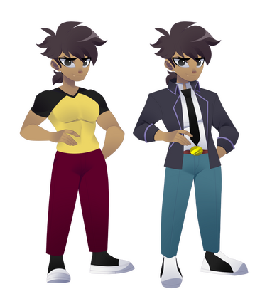 OC Ruko drawn in 3rd Art Style